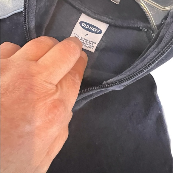 💙VTG Old Navy & light blue Full Zip Valore sweatshirt | Sz S - Picture 2 of 6